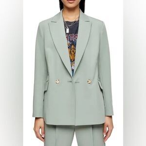 Topshop Sage Green Blazer